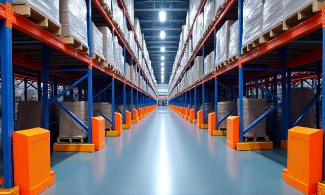 Industrial shelving and high-bay racking system