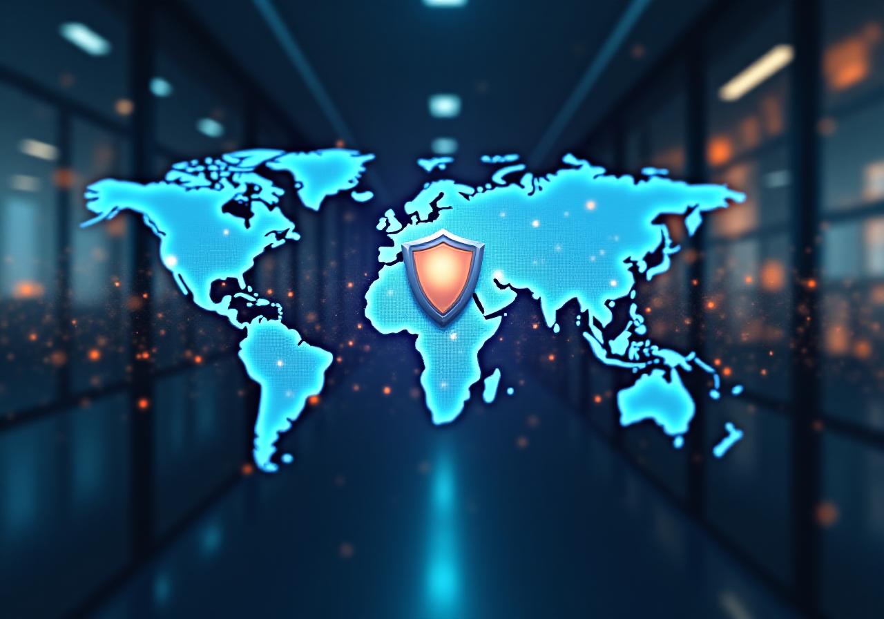 Data security and digital logistics visualization